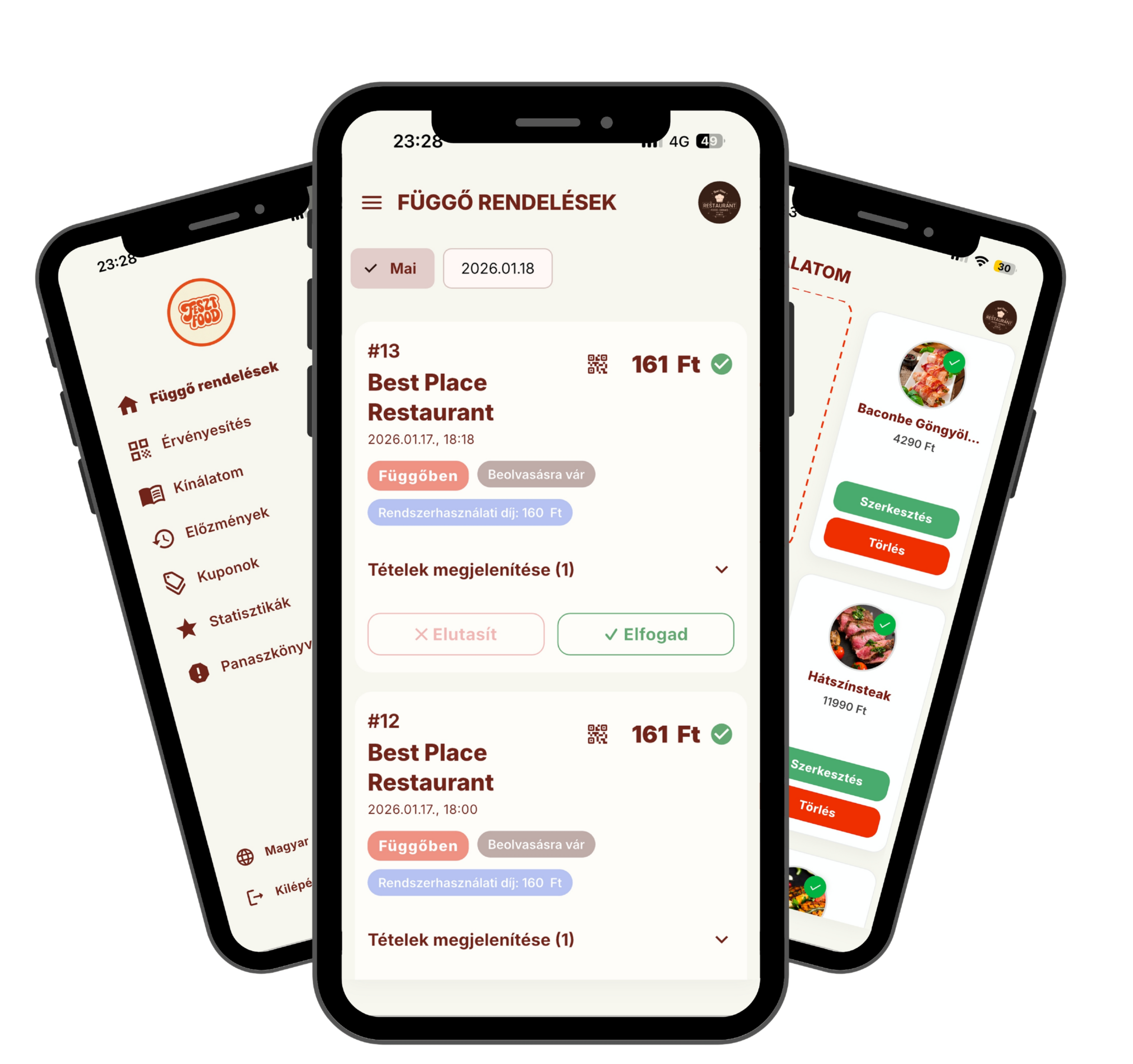 App előnézet